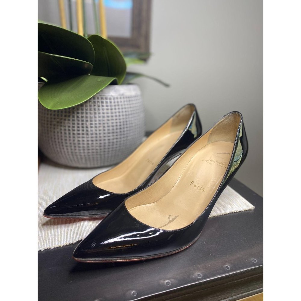 (Sold) Christian Louboutin DECOLLETE 554 Kate Blac - Picture 8 of 14